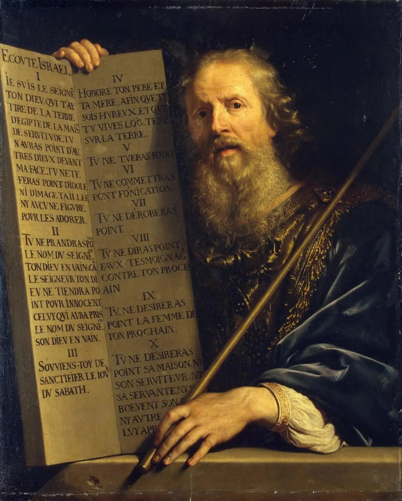 Moise ve On Emir - Philippe de Champaigne