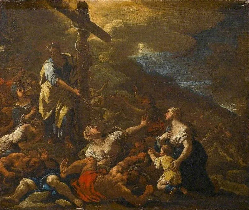 Musa ve Bakır Yılan - Luca Giordano