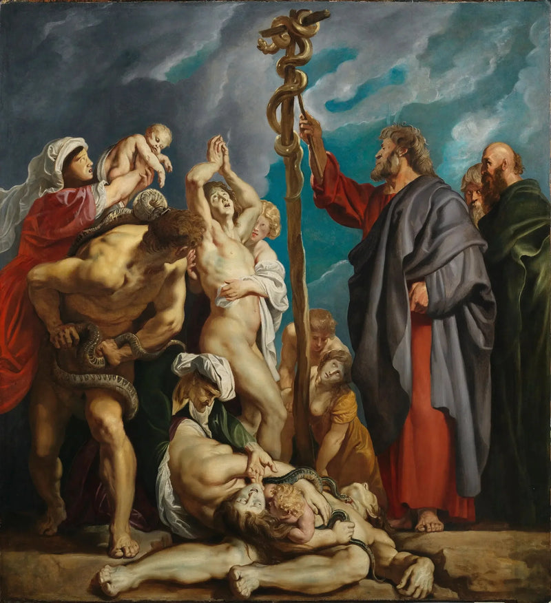 Musa ve Bakır Yılan - Peter Paul Rubens