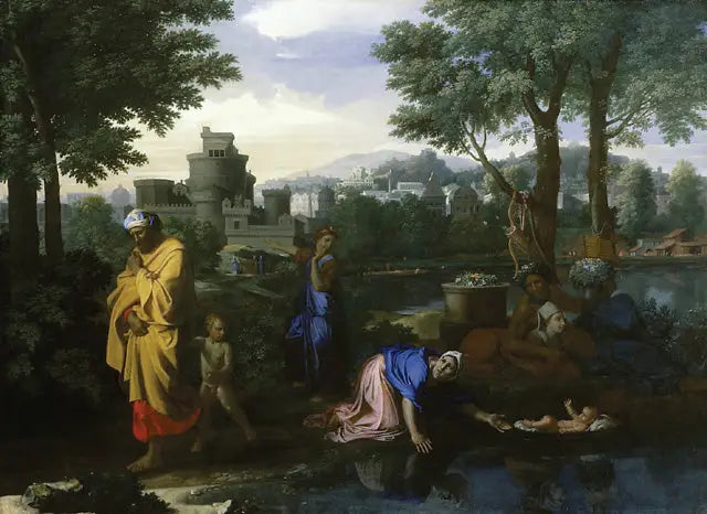 Nuh'un Gemisi ve Sular Üzerinde Serbest Biyografi - Nicolas Poussin