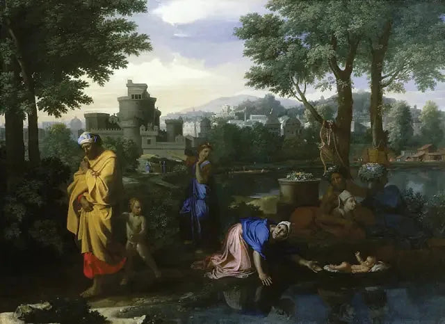 Nuh'un Gemisi ve Sular Üzerinde Serbest Biyografi - Nicolas Poussin