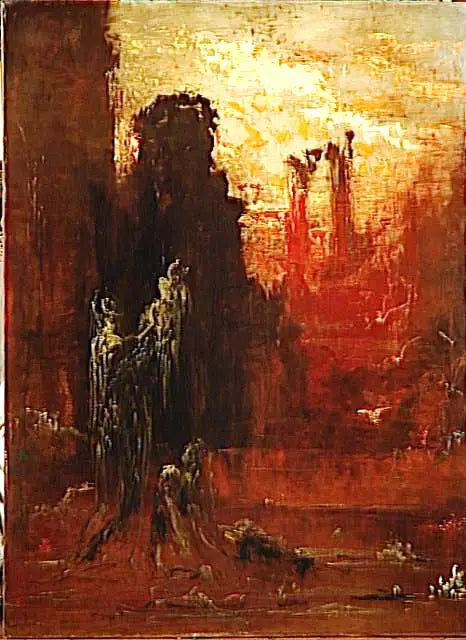 Moïse Sudan Kurtarıldı - Gustave Moreau