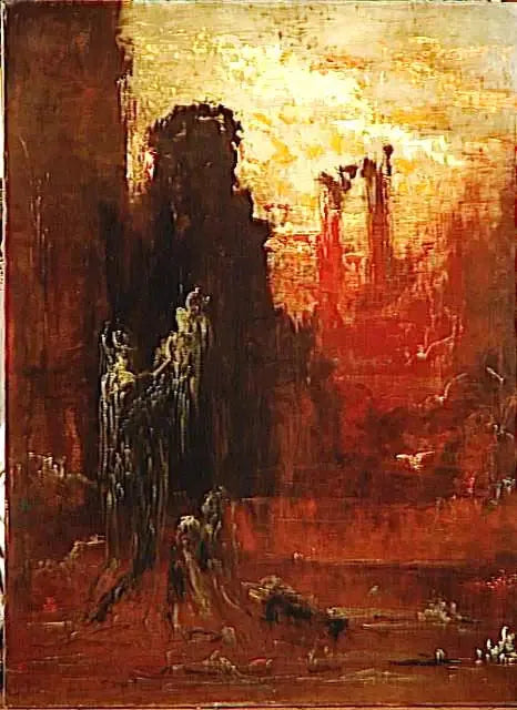 Moïse Sudan Kurtarıldı - Gustave Moreau