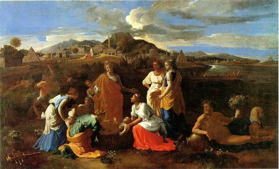 Nuh Tufandan Kurtarılmış - Nicolas Poussin