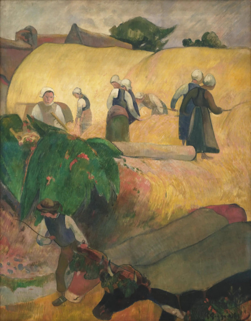 Bretagne'de Hasat - Paul Gauguin