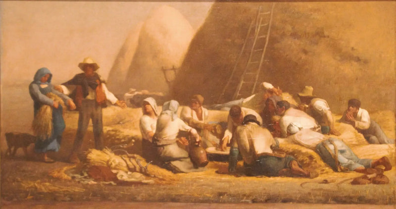 Dinlenmiş Hasatçılar (Ruth ve Boaz) - Jean-François Millet