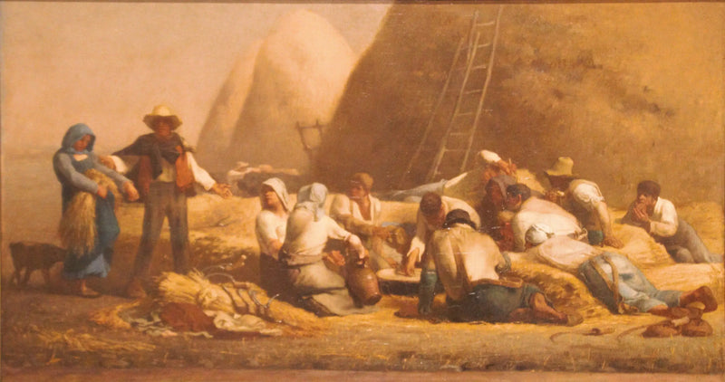 Dinlenmiş Hasatçılar (Ruth ve Boaz) - Jean-François Millet