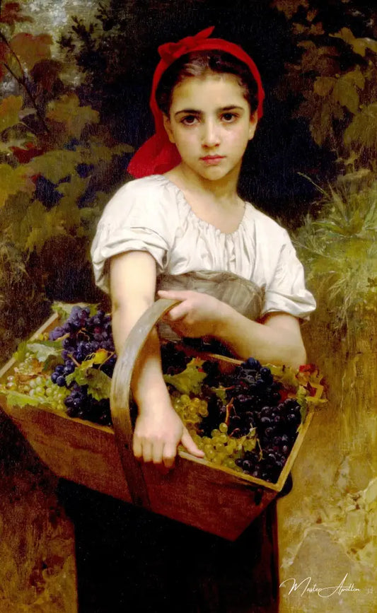 Moissonneuse - William Bouguereau - Reproductions de tableaux et peintures haut de gamme