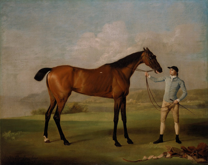 Molly Uzun Bacaklar ve Jokeyi - George Stubbs