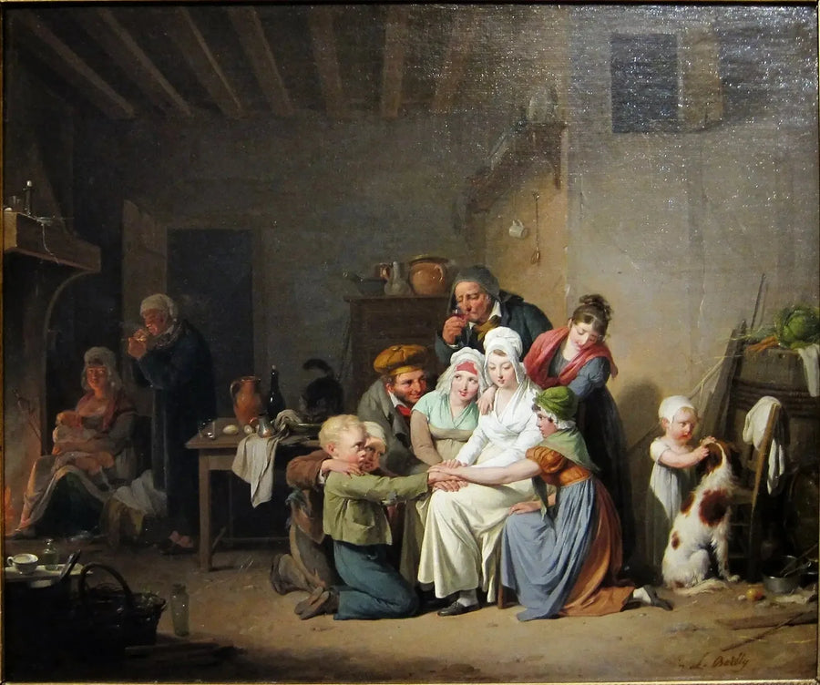 İneğim Ayağım - Louis-Léopold Boilly