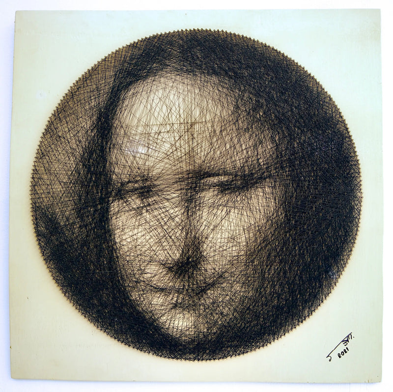 Mona Lisa İp Sanatı | 60x60 cm