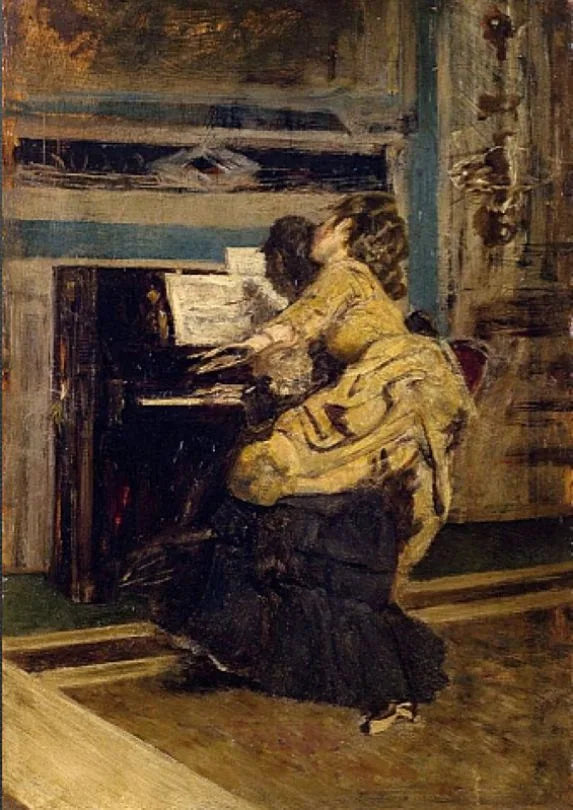 Piyano Çalan Adam - Giovanni Boldini