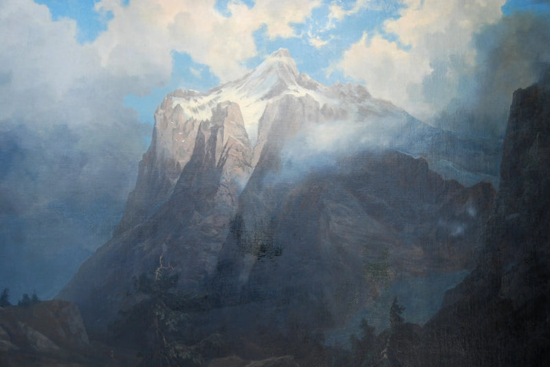 King's River Kanyonu, Kaliforniya'dan Mont Brewer - Albert Bierstadt