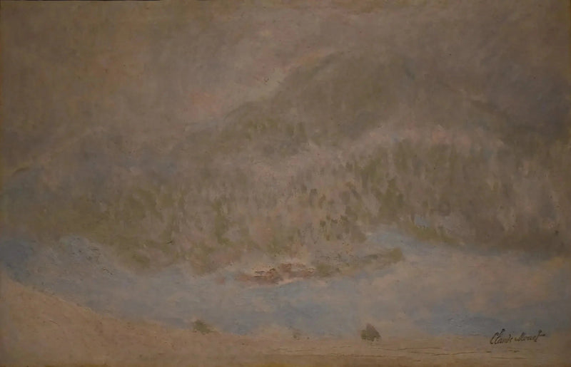 Kolsaas Dağı, Norveç (Kar Fırtınası) - Claude Monet