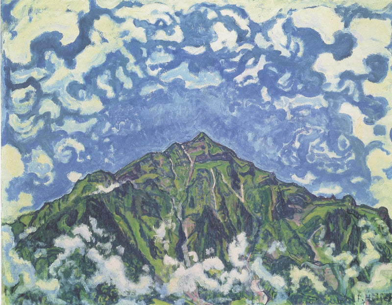 Heustrich'ten Niesen Dağı - Ferdinand Hodler