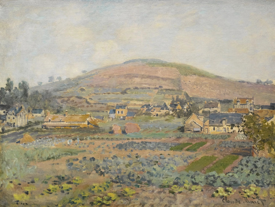 Mont Riboudet, Rouen'de W216 baharında - Claude Monet