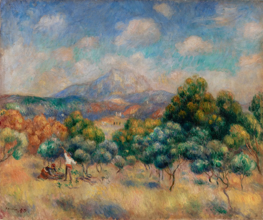 Sainte-Victoire Dağı (Manzara) - Pierre-Auguste Renoir
