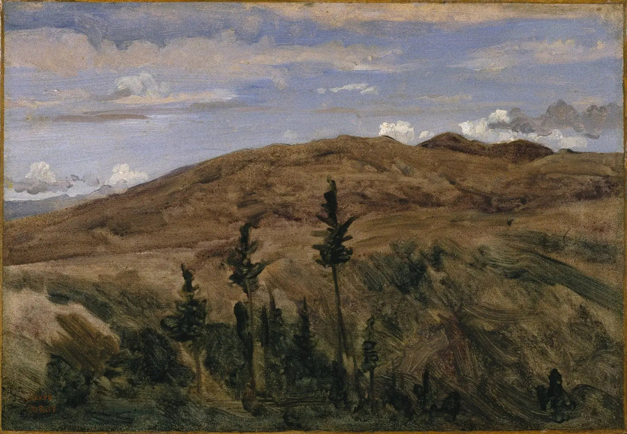 Auvergne Dağları - Jean-Baptiste Camille Corot