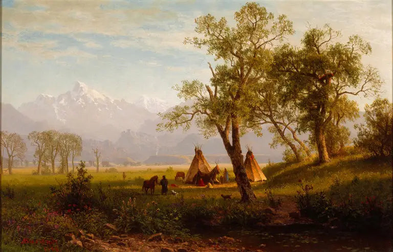 Wind River Dağları, Nebraska bölgesi - Albert Bierstadt