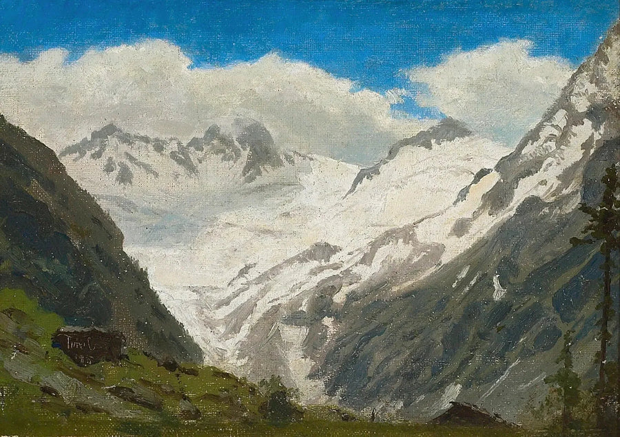 Karla Kaplı Dağlar. Tirol. - Peder Severin Krøyer