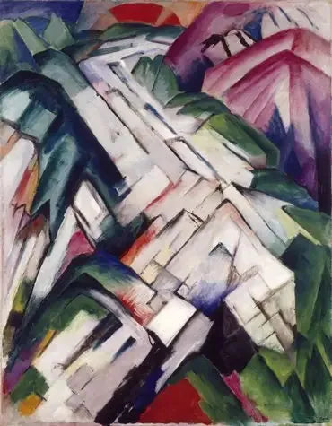 dağlar - Franz Marc