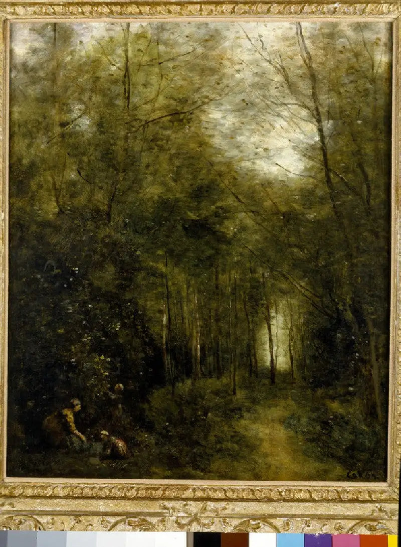 Montfermeuil, ormandaki dere - Jean-Baptiste Camille Corot
