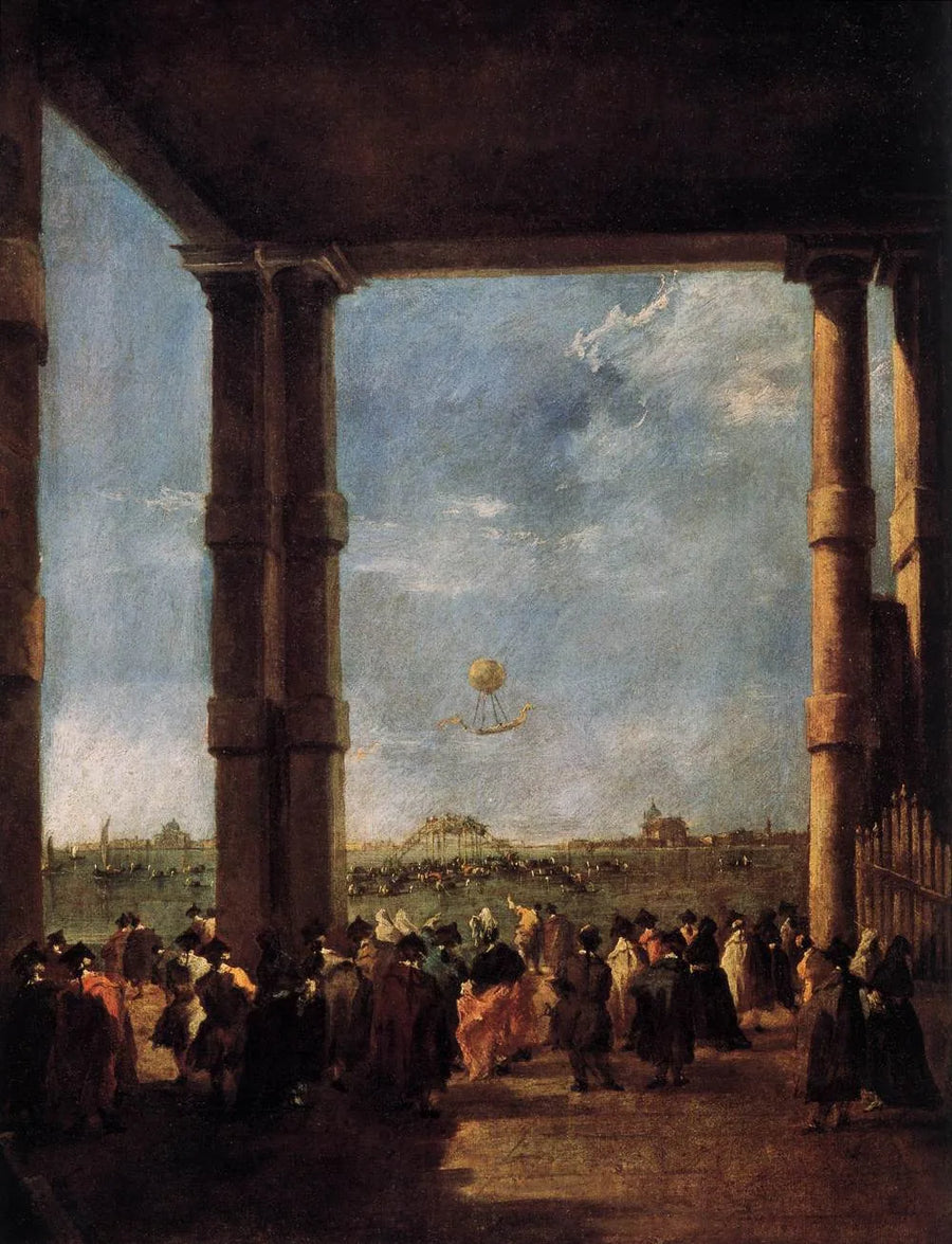 Venedik'te Balon - Francesco Guardi
