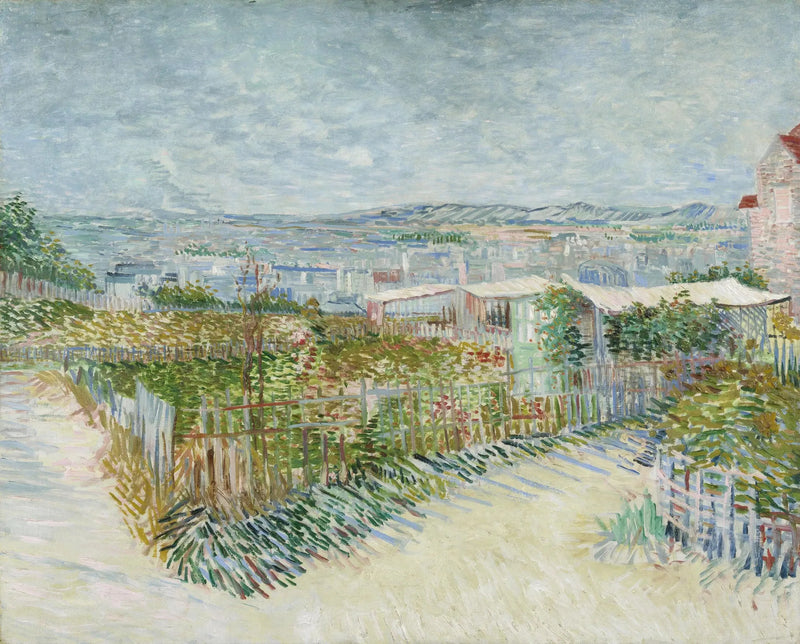 Montmartre: Moulin de la Galette'nin Arkasında - Vincent van Gogh