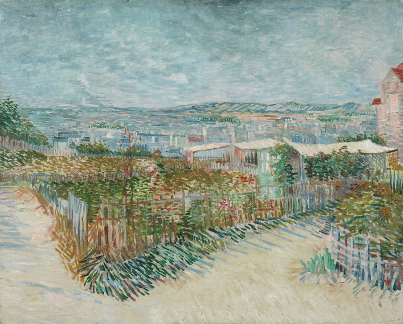 Montmartre: Moulin de la Galette'nin Arkasında - Vincent van Gogh