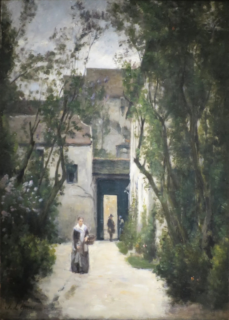 Montmartre. Fontenelle Sokağı'nda Bir Avlu - Stanislas Lépine