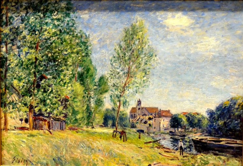 Moret, Matrat'taki tersane - Alfred Sisley