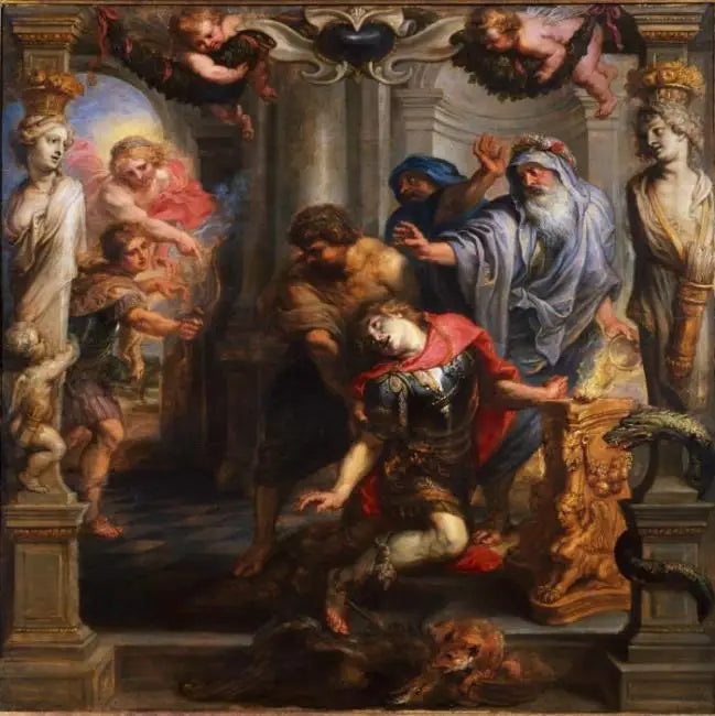 Achilles'in Ölümü - Peter Paul Rubens