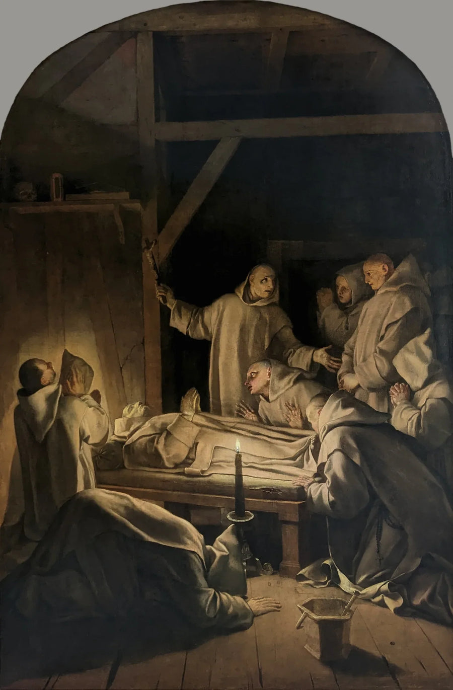 Saint Bruno'nun Ölümü - Eustache Le Sueur