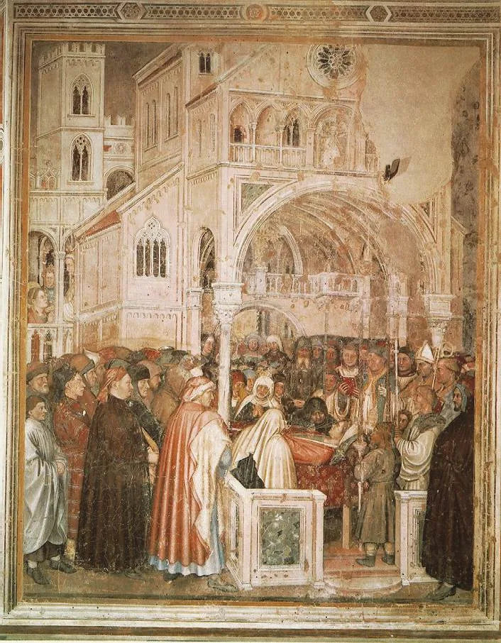 Sainte Lucie'nin Ölümü - Altichiero da Zevio