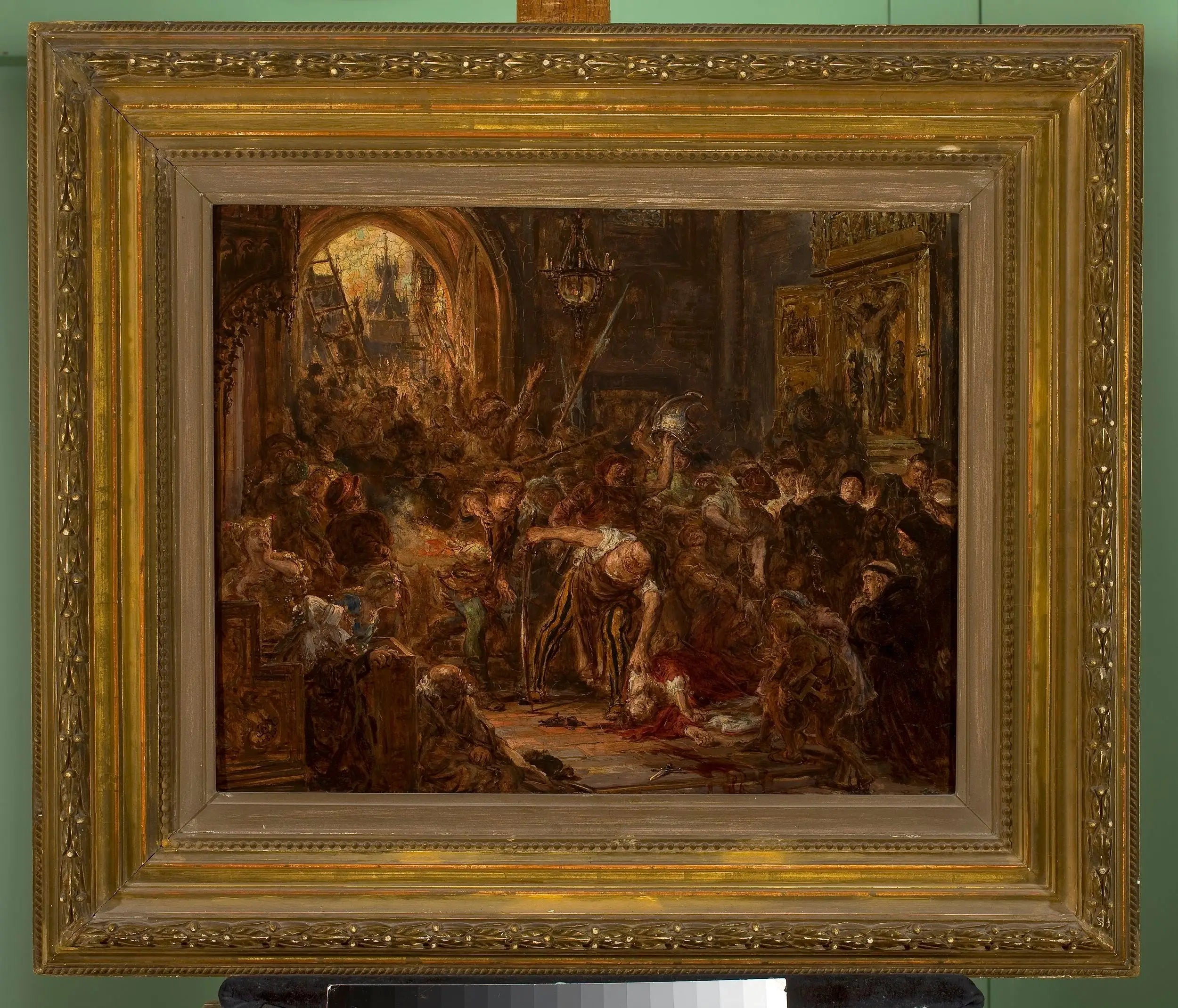 Mort de Tęczyński dans l’église franciscaine - Jan Matejko - Alpha Reproduction