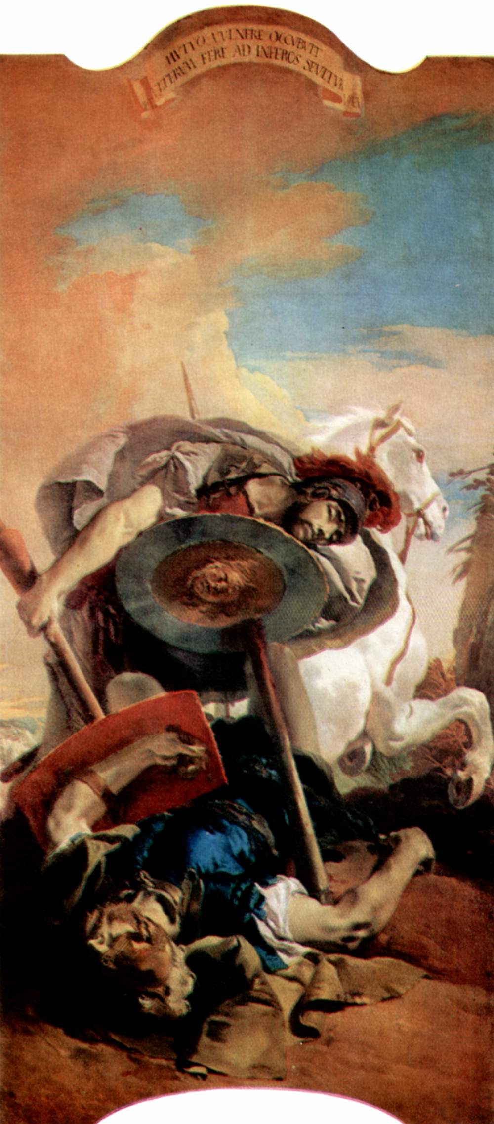 Mort du consul L. J. Brutus lors d'un duel avec Aruns - Giovanni Battista Tiepolo