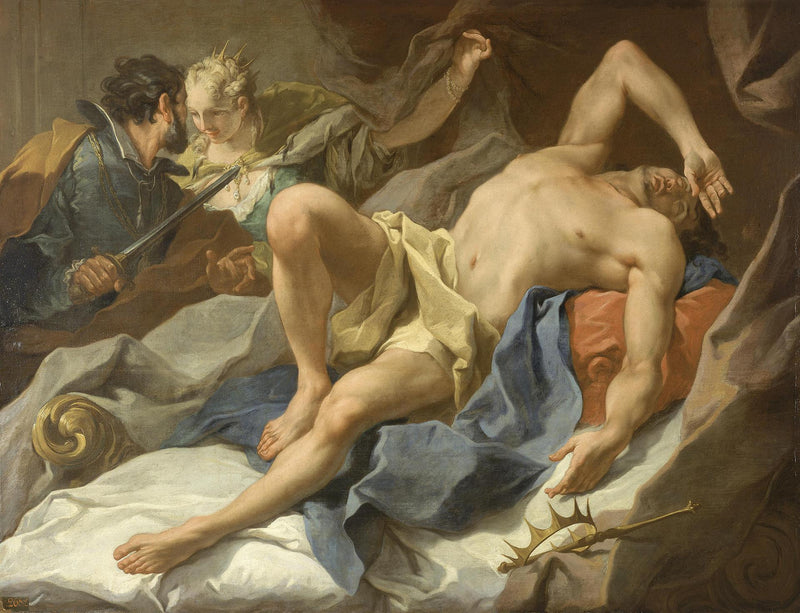 Kandaules Kralının Ölümü - Giovanni Battista Pittoni