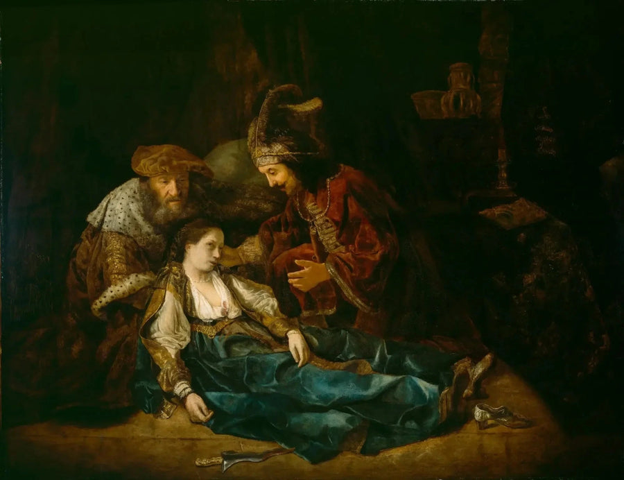 Lucretius'un Ölümü - Rembrandt