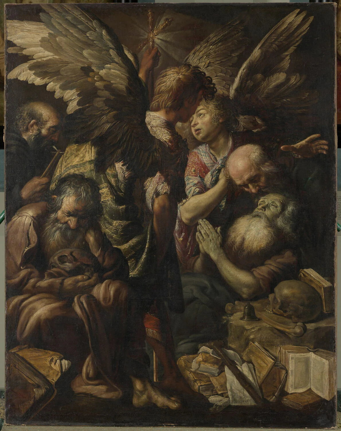 La Mort de saint Antoine - Claude Vignon