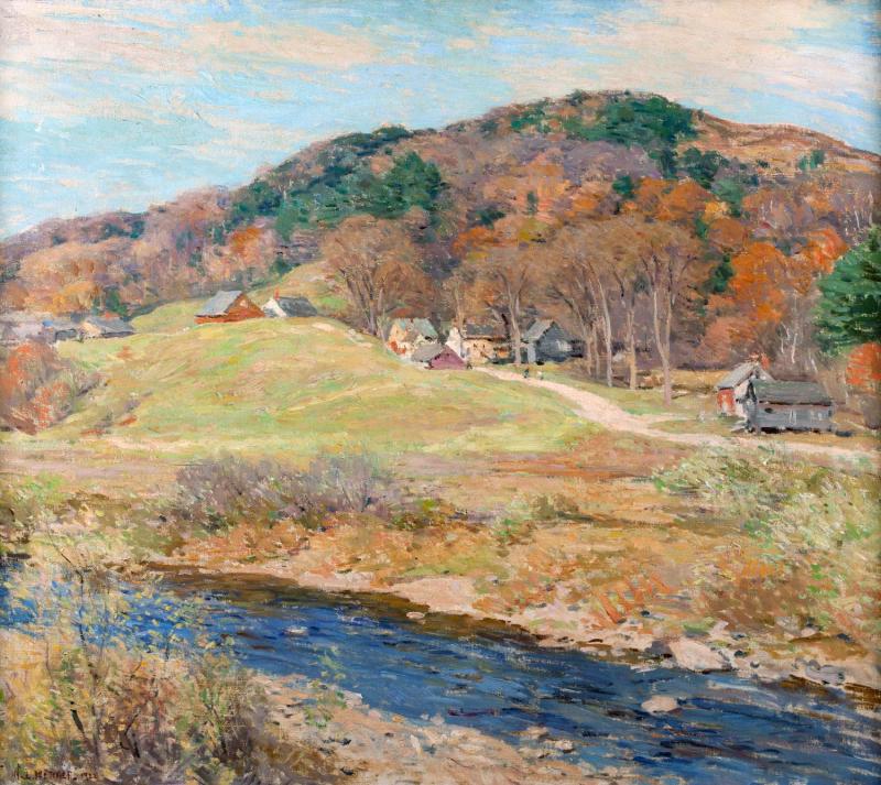 Mosaïque de novembre - Willard Metcalf