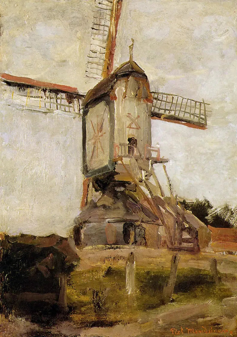 Heeswijk Değirmeni - Piet Mondrian