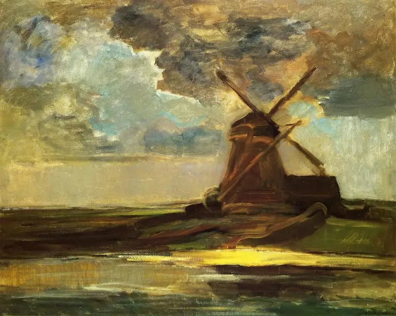 Gein'deki Yel Değirmeni - Piet Mondrian