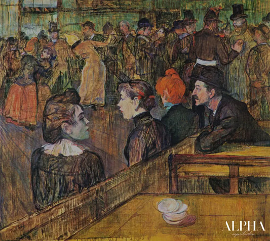 Moulin de la Galette - Toulouse Lautrec - Reproductions de tableaux et peintures haut de gamme