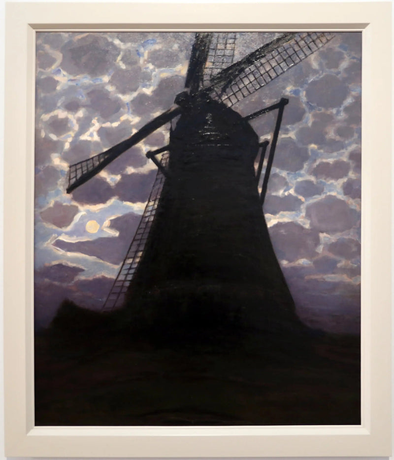 Akşamda Moulin - Piet Mondrian