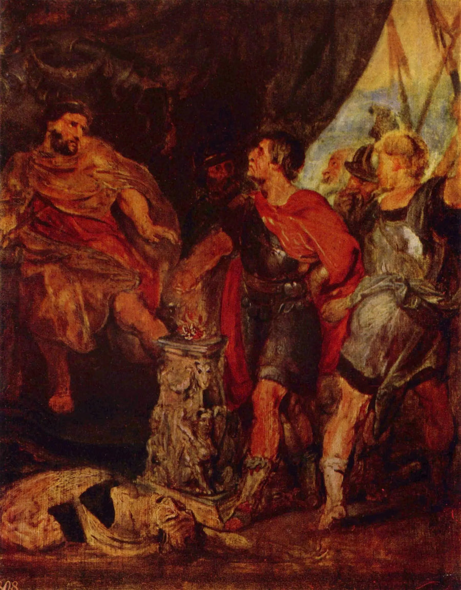 Mucius Scaevola Lars Porsenna Öncesi - Peter Paul Rubens