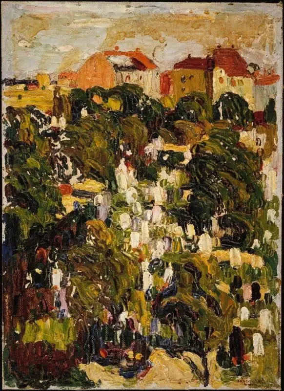 Münih, Kuzey Mezarlığı - Vassily Kandinsky
