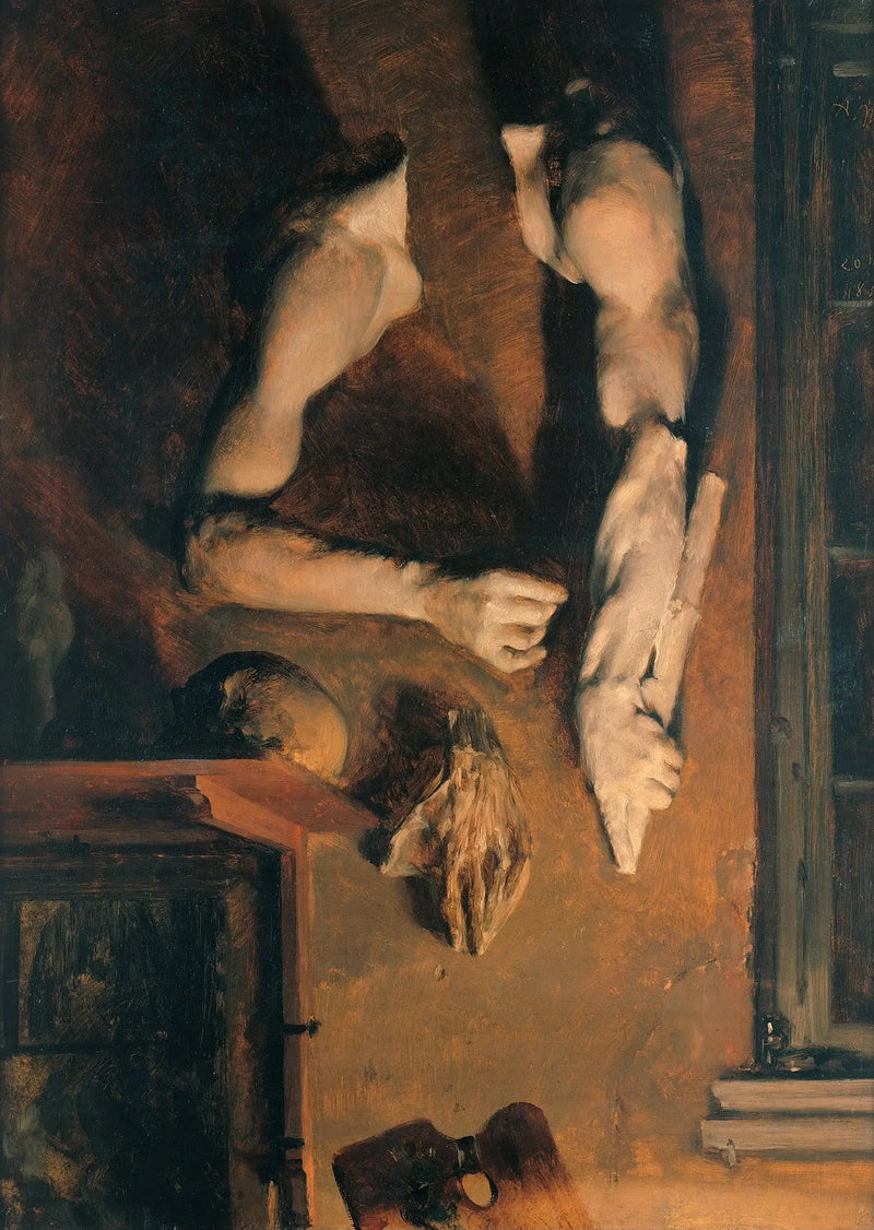 Atölye Duvarı - Adolph von Menzel