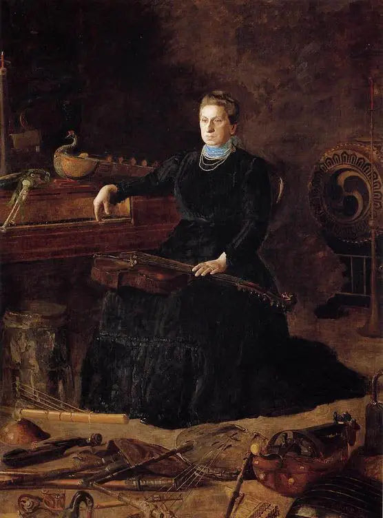 Eski müzik (Sarah Sagehorn Frishmuth Portresi) - Thomas Eakins