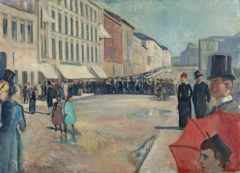 Karl Johan'da Müzik - Edvard Munch