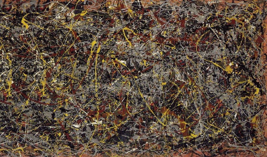 N° 5, 1948 - Jackson Pollock image 1 copie peinte à la main à l’huile